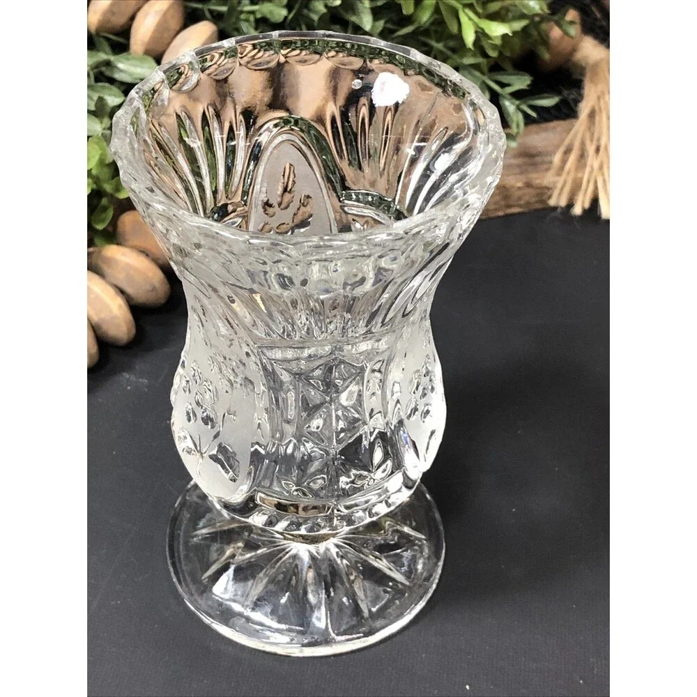 Vintage Zajecar 24% Lead Crystal Footed 4 3/4